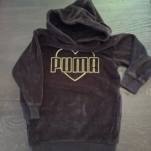 Puma velour black sweater dress 2T